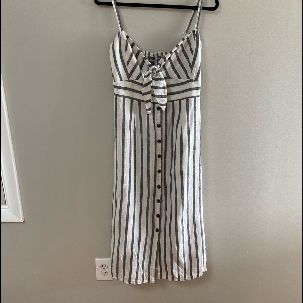 Women’s Striped Midi Dress